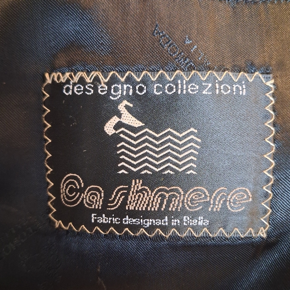 Pronto Moda Cashmere & Super 140’s Wool Coat | Black 46LDescr - Picture 6 of 8
